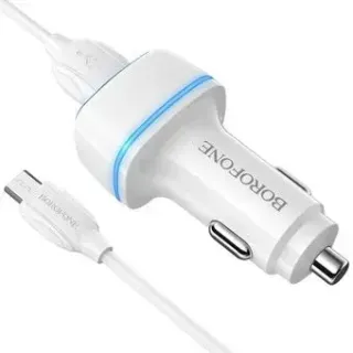 Borofone BZ14 microUSB (белый)