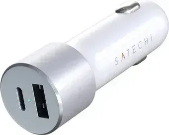 Satechi 72W Type-C PD Car Charger (серебристый)