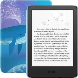 Amazon Kindle Kids 2022 (синий, с обложкой Space Whale)