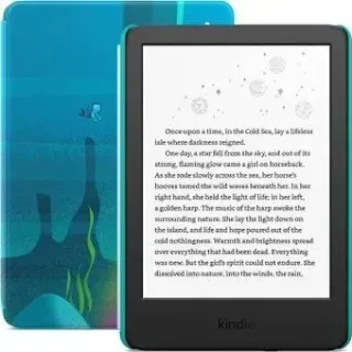 Amazon Kindle Kids 2022 (бирюзовый, с обложкой Ocean Explorer)