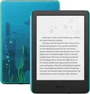 Amazon Kindle Kids 2024 (бирюзовый, с обложкой Ocean Explorer)