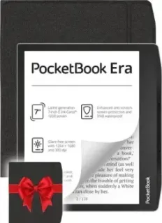 PocketBook 700 Era 16GB (черный/серебристый) + Обложка 700 Flip Series, Black