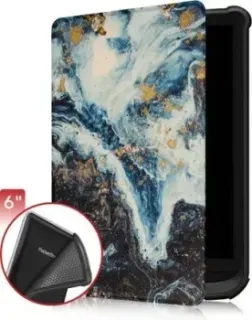 JFK для PocketBook Touch HD 3/617/616/627/632/633/628/606/Colour/Touch Lux 4/Lux 3/Lux 5/Basic Lux 2/Basic 4 (синий мрамор)