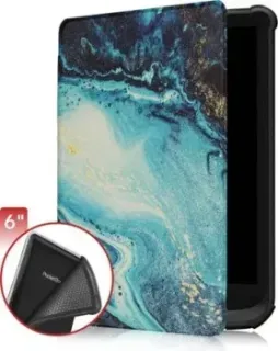 JFK для PocketBook Touch HD 3/617/616/627/632/633/628/606/Colour/Touch Lux 4/Lux 3/Lux 5/Basic Lux 2/Basic 4 (морской мрамор)