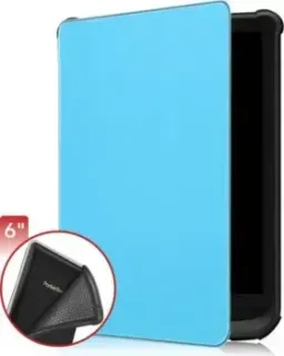 JFK для PocketBook Touch HD 3/617/616/627/632/633/628/606/Colour/Touch Lux 4/Lux 3/Lux 5/Basic Lux 2/Basic 4 (голубой)