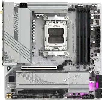 Gigabyte B650M Aorus Elite AX Ice