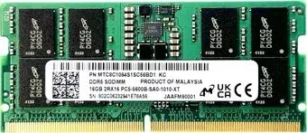 Micron 16ГБ DDR5 SODIMM 5600 МГц MTC8C1084S1SC56BD1