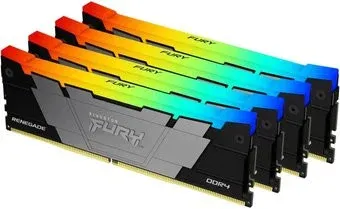 Kingston FURY Renegade RGB 4x32ГБ DDR4 3600 МГц KF436C18RB2AK4/128