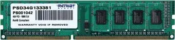 Patriot Signature 4GB DDR3 PC3-10600 (PSD34G133381)