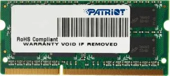 Patriot Signature Line 4GB DDR3 SO-DIMM PC3-12800 [PSD34G16002S]