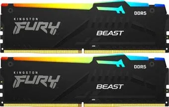 Kingston FURY Beast RGB 2x16ГБ DDR5 6800МГц KF568C34BBEAK2-32