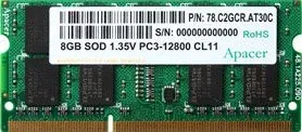 Apacer 8GB DDR3 SO-DIMM PC3-12800 AS08GFA60CATBGC