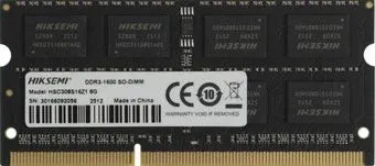Hiksemi Hiker 8ГБ DDR3 SODIMM 1600 МГц HSC308S16Z1