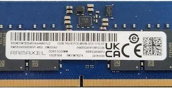 Ramaxel 12ГБ DDR5 SODIMM 4800 МГц RMSB3400KB06IVF-4800