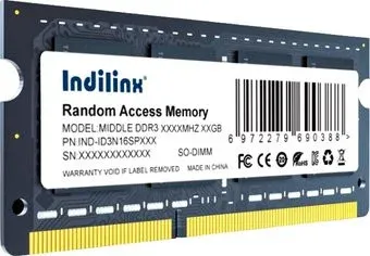 Indilinx 8ГБ DDR3 SODIMM 1600 МГц IND-ID3N16SP08X
