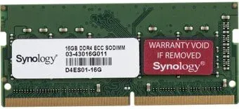 Synology 16ГБ DDR4 SODIMM D4ES01-16G