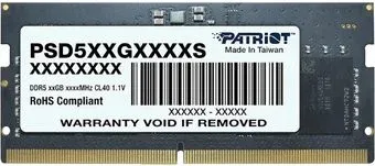 Patriot Signature Line 8ГБ DDR5 4800 МГц PSD58G480041S