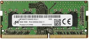 Micron 8GB DDR4 SODIMM PC4-25600 MTA8ATF1G64HZ-3G2J1