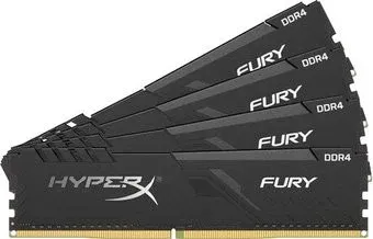 HyperX Fury 4x16GB DDR4 PC4-19200 HX424C15FB4K4/64