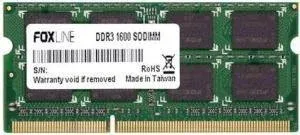 Foxline 8GB DDR3 SO-DIMM PC3-12800 [FL1600D3S11-8G]