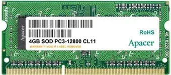 Apacer 4GB DDR3 SO-DIMM PC3-12800 [AS04GFA60CATBGJ]
