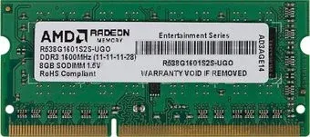 AMD Radeon Entertainment 8GB DDR3 SO-DIMM (R538G1601S2S-UGO)