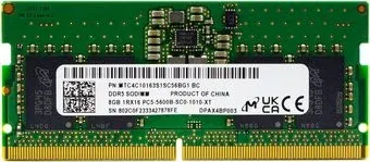 Micron 8ГБ DDR5 SODIMM 5600 МГц MTC4C10163S1SC56BG1