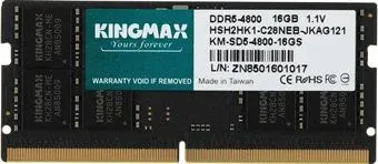 Kingmax 16ГБ DDR5 SODIMM 4800 МГц KM-SD5-4800-16GS