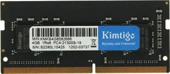 Kimtigo 4ГБ DDR4 SODIMM 2666 МГц KMKS4G8582666