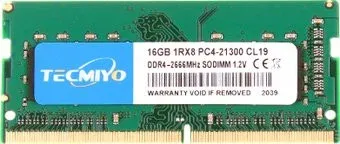 Tecmiyo 16ГБ DDR4 SODIMM 2666 МГц 16G1RPC4-21300S-G0
