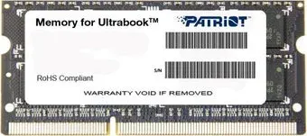 Patriot Signature 4GB DDR3 SO-DIMM PC3-10600 PSD34G1333L2S