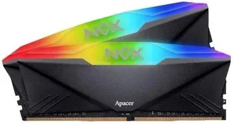 Apacer NOX RGB 2x8ГБ DDR4 3600МГц AH4U16G36C25YNBAA-2