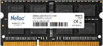 Netac Basic 8GB DDR3 SODIMM PC3-12800 NTCGD3N16SP-08