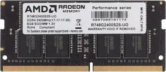 AMD Radeon R7 Performance 8GB DDR4 SODIMM PC4-19200 R748G2400S2S-UO