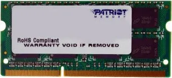 Patriot Signature 4GB DDR3 SO-DIMM PC3-10600 (PSD34G13332S)