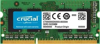 Crucial 16GB DDR3 SODIMM PC3-12800 CT204864BF160B