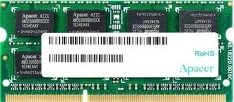 Apacer 2GB DDR3 SODIMM PC3-12800 AS02GFA60CAQBGJ