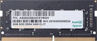 Apacer 8GB DDR4 SODIMM PC4-19200 AS08GGB24CEYBGH