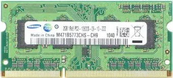 Samsung 2GB DDR3 SO-DIMM PC3-10600 (M471B5773CHS-CH9)