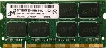 Micron 2GB DDR2 SODIMM PC2-6400 MT16HTF25664HY-800J1