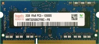 Hynix DDR3 SO-DIMM PC3-12800 2GB (HMT325S6CFR8C-PB)