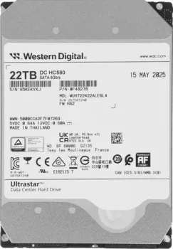 WD Ultrastar DC HC580 22TB WUH722422ALE6L4