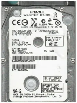 Hitachi Travelstar Z5K320 320 ГБ HTS543232A7A384
