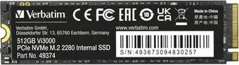 Verbatim Vi3000 512GB 49374