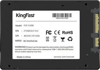 KingFast F10 512GB F10-512