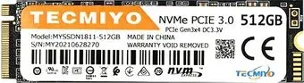 Tecmiyo 512GB MYSSDN813-512GB