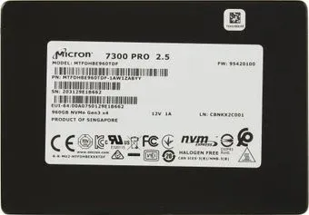 Micron 7300 Pro 3.84TB MTFDHBE3T8TDF-1AW1ZABYY