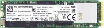 Intel Pro 6000p 256GB SSDPEKKF256G7H