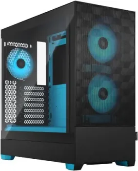Fractal Design Pop Air RGB Cyan Core TG Clear Tint FD-C-POR1A-02