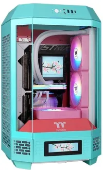 Thermaltake The Tower 250 Mint Strawberry CA-1Z9-00SLWN-00